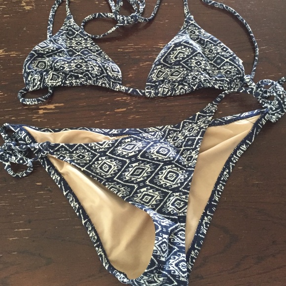 J.Crew Batik Print Bikini - Picture 2 of 4