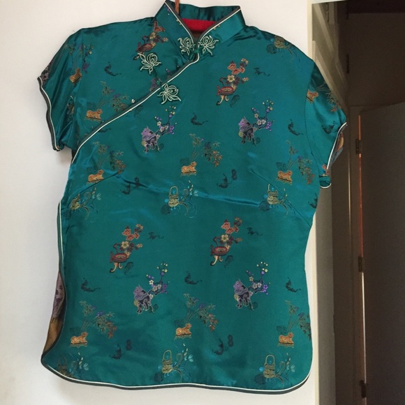 Traditional silk Chinese shirt