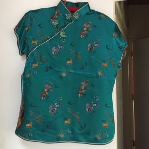 Traditional silk Chinese shirt