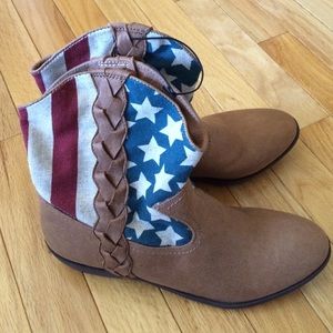 American flag cowgirl boots