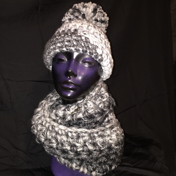 Crochet Hat and Scarf set