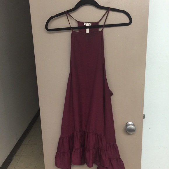 Maroon Free People Dress