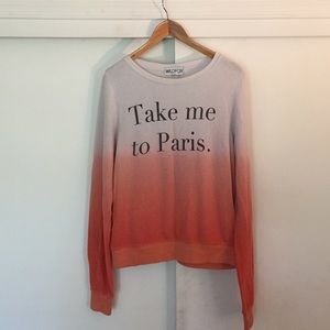 Wildfox "Take Me to Paris" sweatshirt