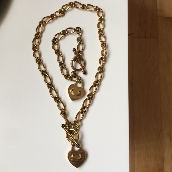 Juicy couture bracelet and necklace