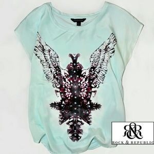 Rhinestone Rock & Republic Top