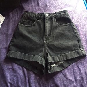 American apparel high waist short