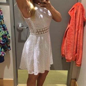 White sun dress