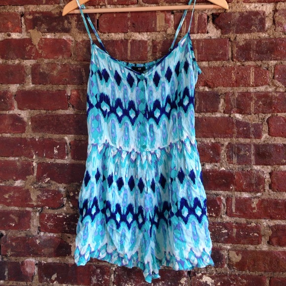 Super Fun Turquoise Romper!