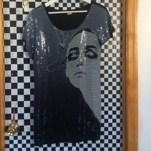 Sequence fashion dress