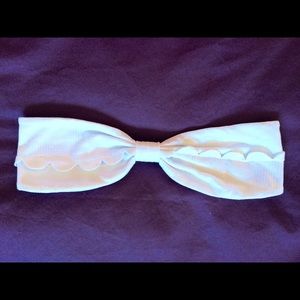 Marysia Swim White Antibes Bandeau Top