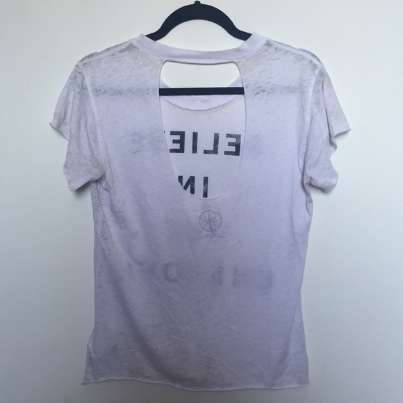 SOLD Recycled Karma cutout burnout tee - Picture 2 of 2