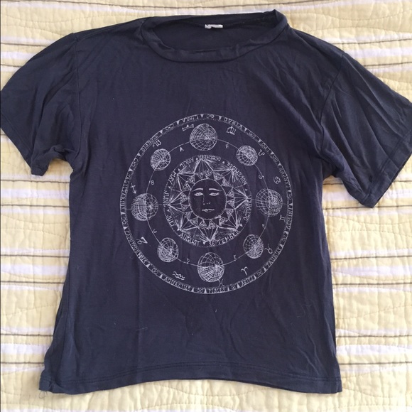 Brandy Melville super soft blue tee