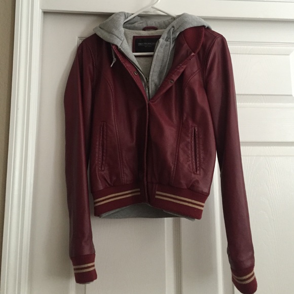 Obey faux leather jacket