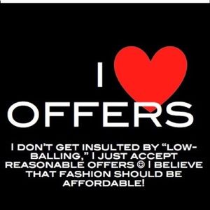Not for sale. Make an offer!