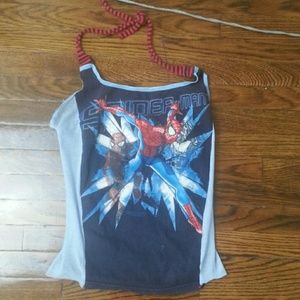 Diy Spider-Man halter top