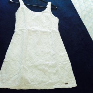 white net hollister dress... new