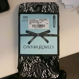 Cynthia Rowley lace tights