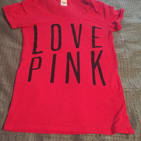 😊Red Victoria's Secret Pink Shirt