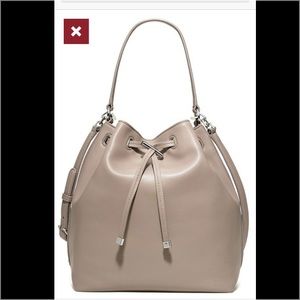 Tory Burch French gray bucket bag