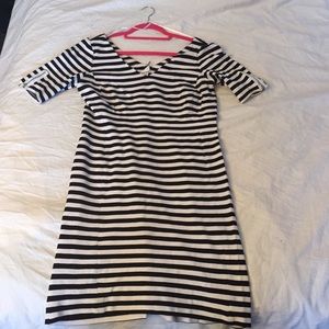 Banana Republic casual zebra-striped dress