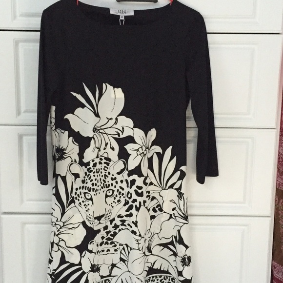 Tibi Hawaiian Leopard dress size xs