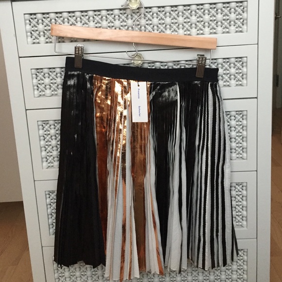 Proenza Schouler NWT Foil Print Skirt