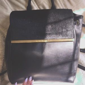 Michael Kors Lana Black Hair Calf & Leather Bag