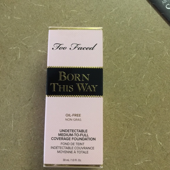 Golden too faced foundation