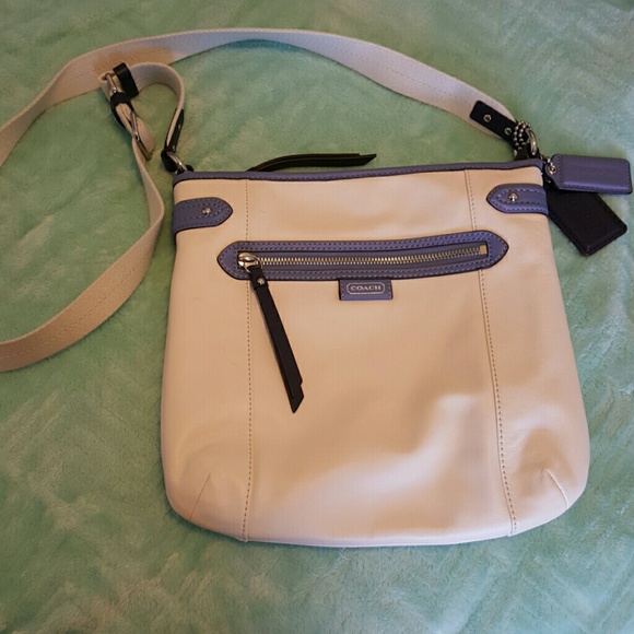 Coach Handbags - White Coach Crossbody