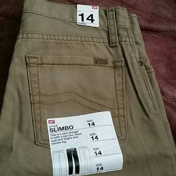 Vans Boys  khaki denim jeans