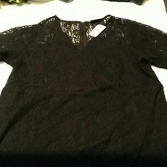 Beautiful black lace Lane Bryant dress.