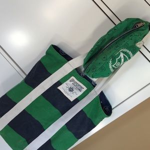 PINK bag with matching makeup/toiletry bag