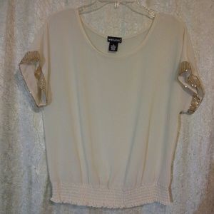 Shear Ivory Top