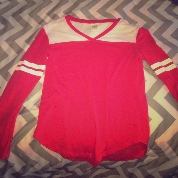 Varsity long sleeved tee from vs pink!