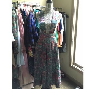 Floral High Waist Romper