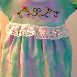 Hand painted dresses