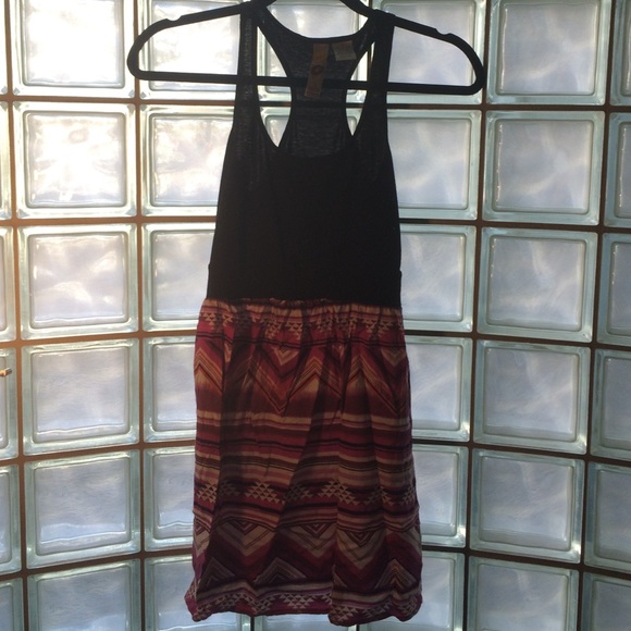 Black/Colorful Aztec Dress - Picture 4 of 4