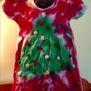 Hand painted Christmas Dresses