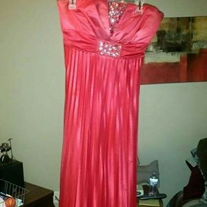 Red long dress ( couldn't get all in picture)