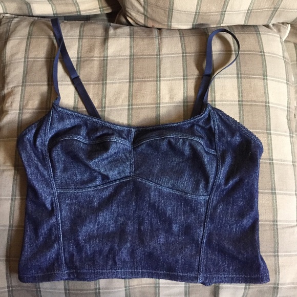 Free People Other - Free people soft denim bralet top