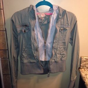 Army green jacket