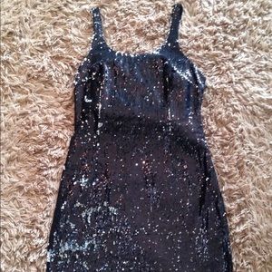 short sequin dress