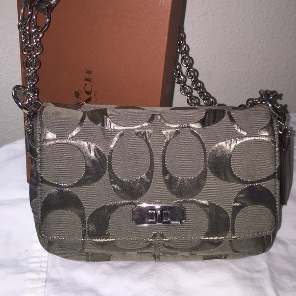 Coach chain link purse