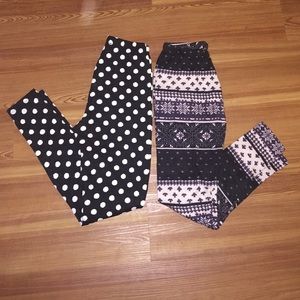 Aztec & Polka Dot leggings Bundle