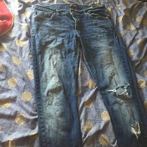 Distressed Levi's
