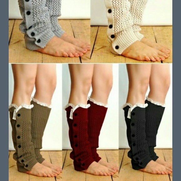 ■GIFTED TO 3 LUCKY BUYERS!!!■ KNIT LEGWARMERS