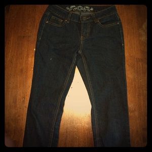 Wetseal wax jeans