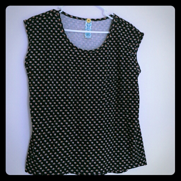 Floral Sleeveless Top, NWOT