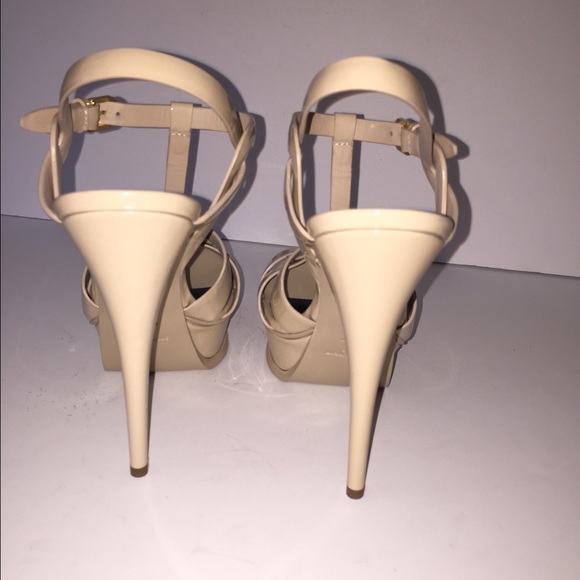 YSL saint Laurent tribute sandal heel sz 38.5 - Picture 3 of 4