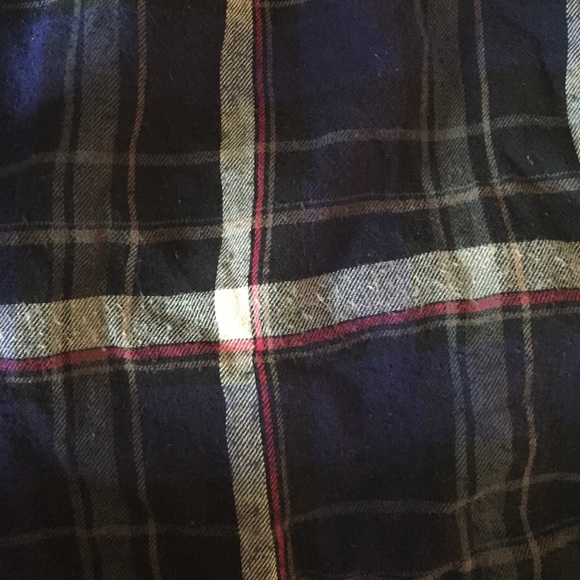 Navy Blue Flannel - Picture 2 of 3